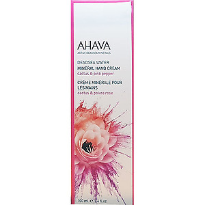 Ahava Dead Sea Water Mineral Hand Cream cactus& pink pepper 