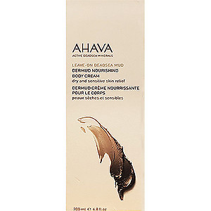 Ahava Leave on Dead Sea Mud Dermud Nourishing Body Cream dry and sensitive skin relief 