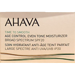 Ahava Time To Smooth age control even tone moisturizer broad spectrum SPF20 