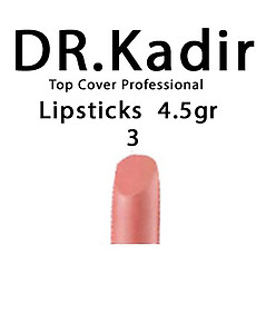 Dr. Kadir Top Cover Professional Lipsticks color3 4.5gr