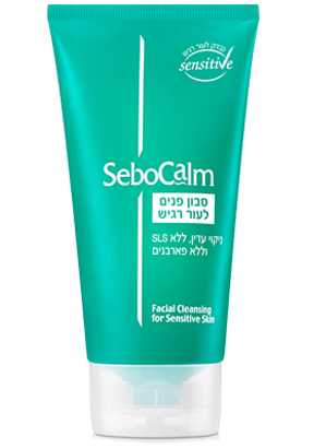 Sebocalm Facial Cleanser, Dermatologically tested for sensitive skin 150ml