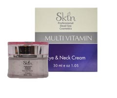 Skin Dead Sea Multi - Vitamin Eye and Neck Cream 50ml