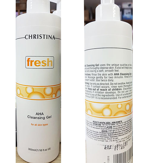 Christina - Fresh AHA cleansing gel 300ml