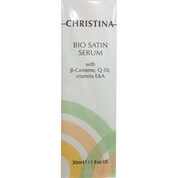 Christina Bio Satin Serum with B carotene, Q 10, vitamins E & A - 30 ml