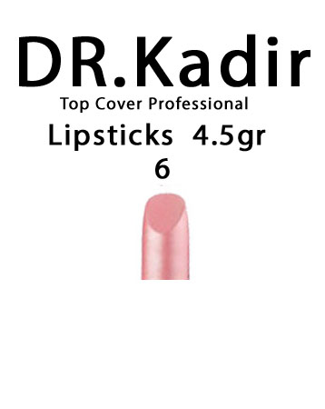 Dr. Kadir Top Cover Professional Lipsticks color6 4.5gr
