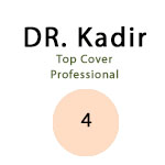 Dr. Kadir Top Cover Professional Concealer color4 orange for dark circles under eyes 4.5gr